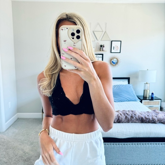 Urban Outfitters Other - Urban Outfitters Black Halter Bralette